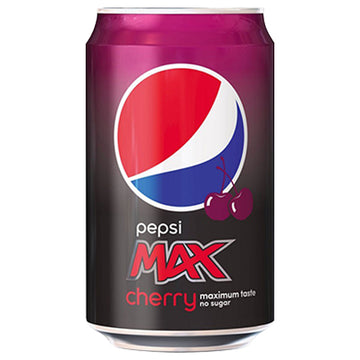 Pepsi Max Cherry 33cL x24-Otisdrinks