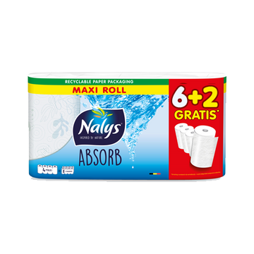 Nalys x6 rollen + 2 Gratis