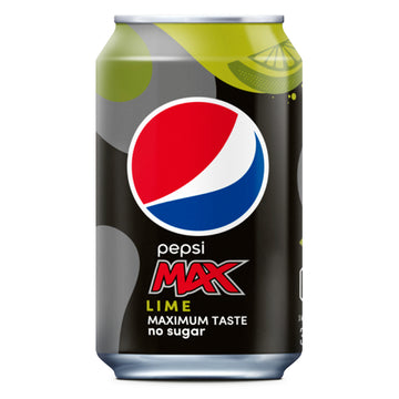 Pepsi Max Lime 33cL x24-Otisdrinks