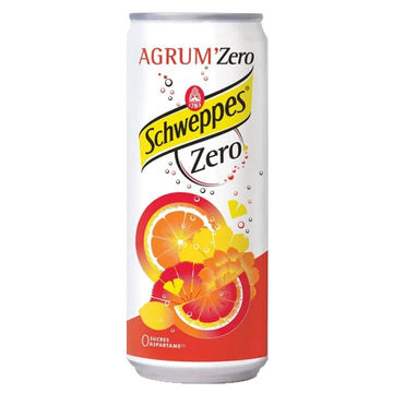 Schweppes Agrum Zero 33cL X24